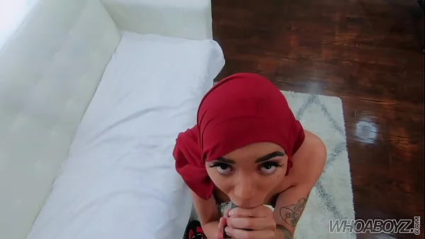 Petite Hijab Teen gets fucked & cover in cum